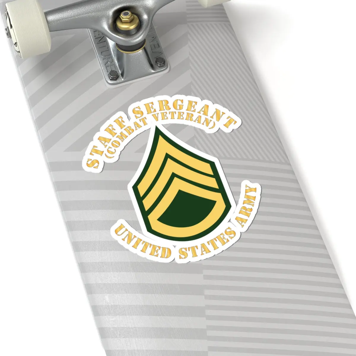 Kiss-Cut Stickers - Army - Staff Sergeant - Ssg - Combat Veteran - Flat X 300 3