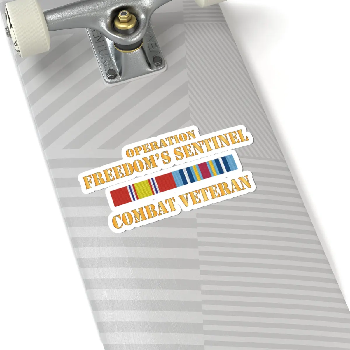 Kiss - Cut Stickers - Army - Operation Freedoms Sentinel (Ofs) Svc Bar - Combat Veteran X 300 3