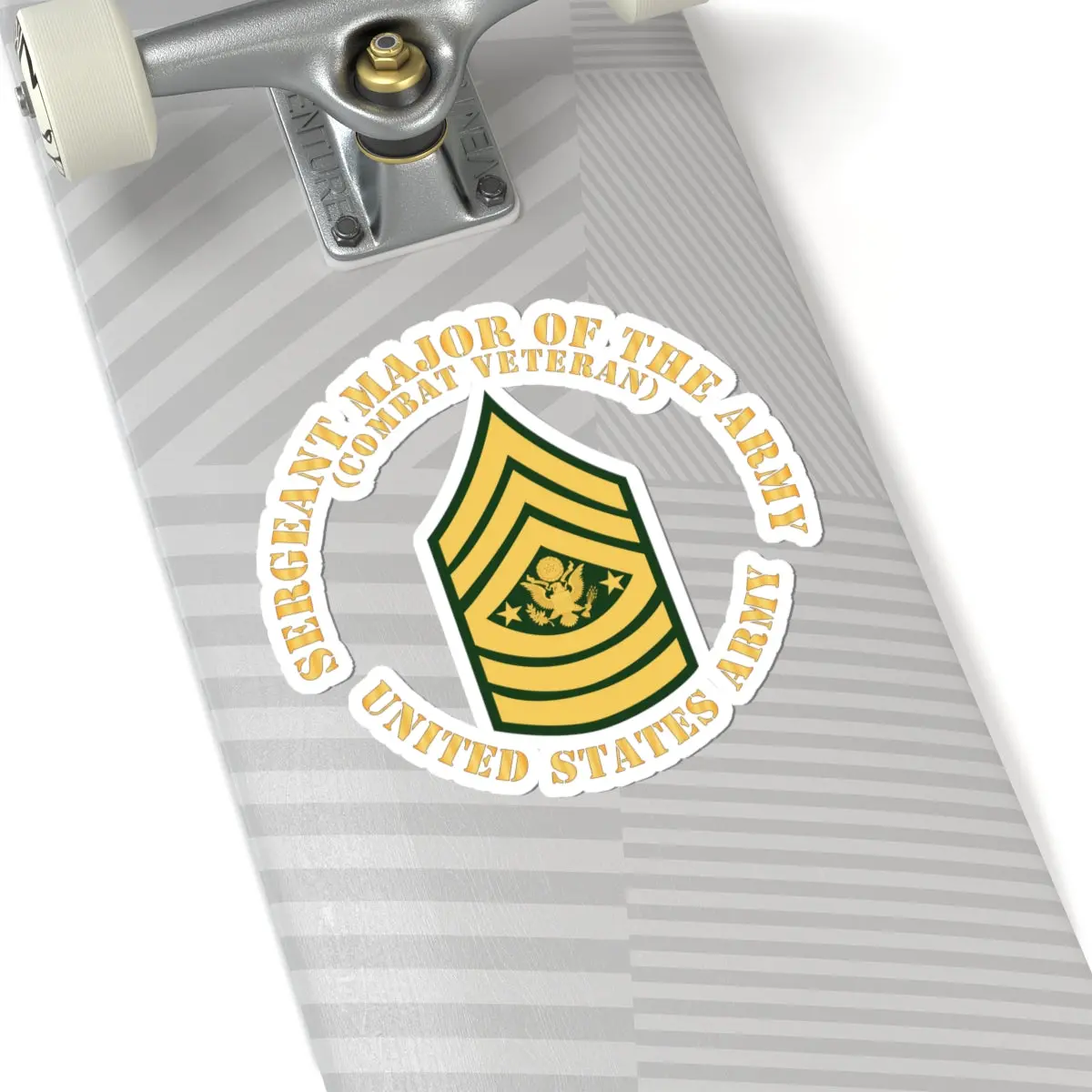 Kiss-Cut Stickers - Army - Sergeant Major Of The Army - Sma - Combat Veteran - Flat X 300 3