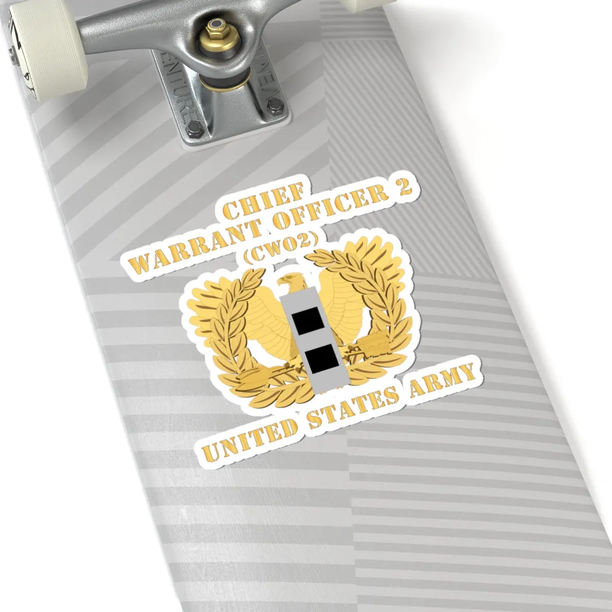 Kiss-Cut Stickers - Army - Chief Warrant Officer - Cw02 - Flat - Eagle And Bar X 300 3