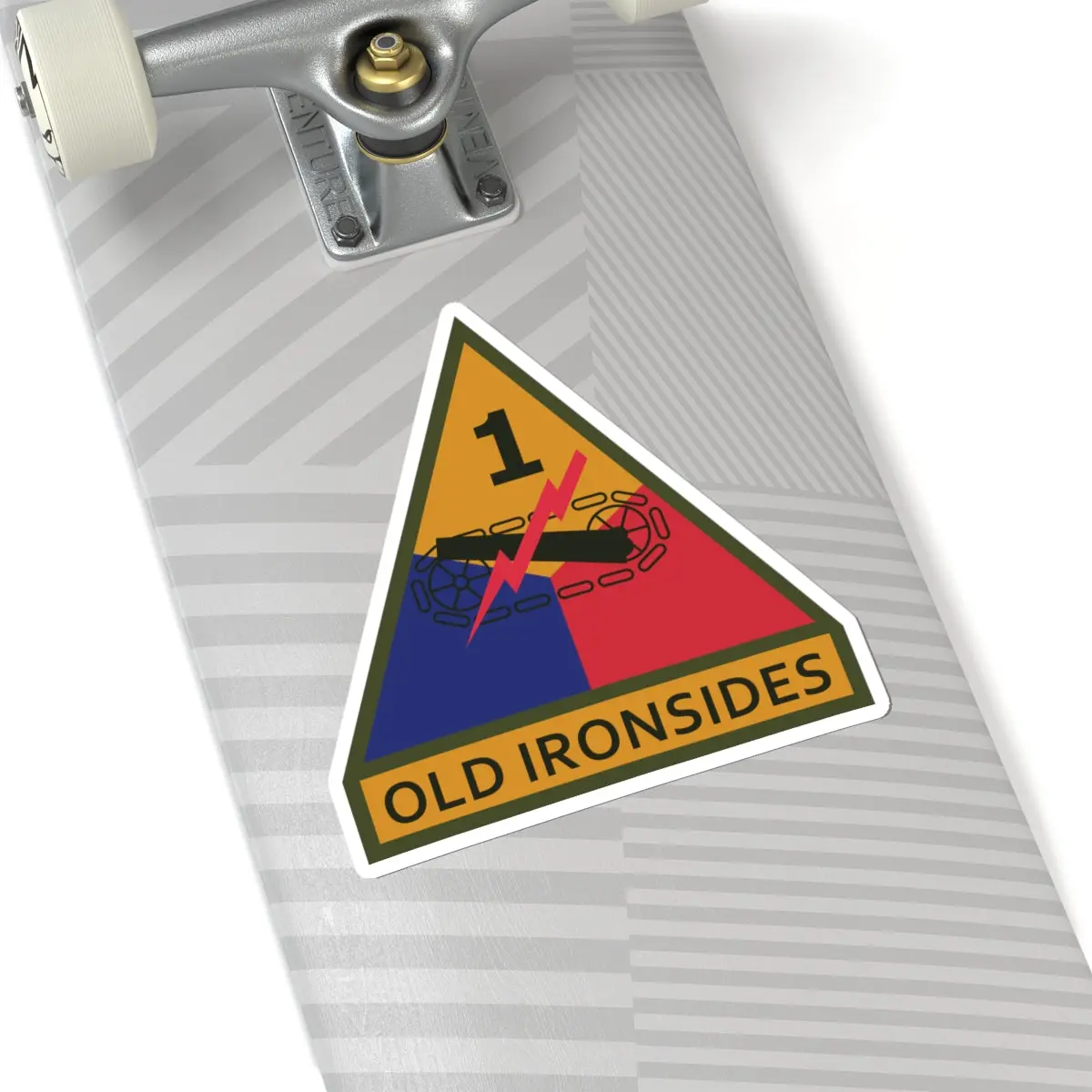 Kiss-Cut Stickers - Ssi - 1St Armored Division W Name Tape 3