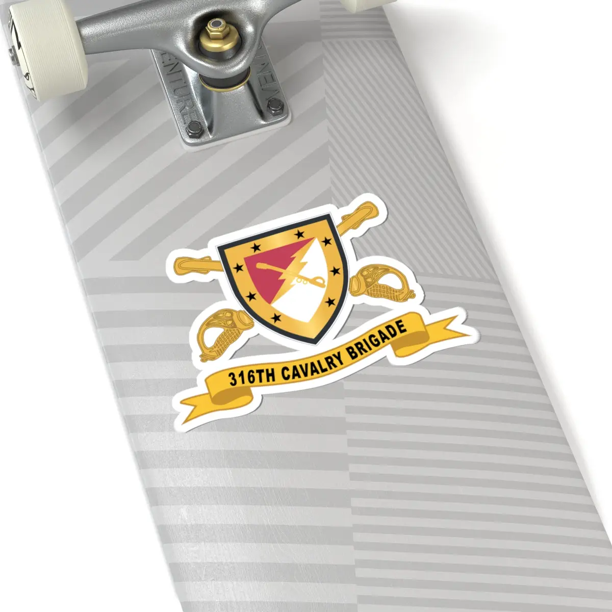 Kiss-Cut Stickers - Army - 316Th Cavalry Brigade - Ssi W Br - Ribbon 3