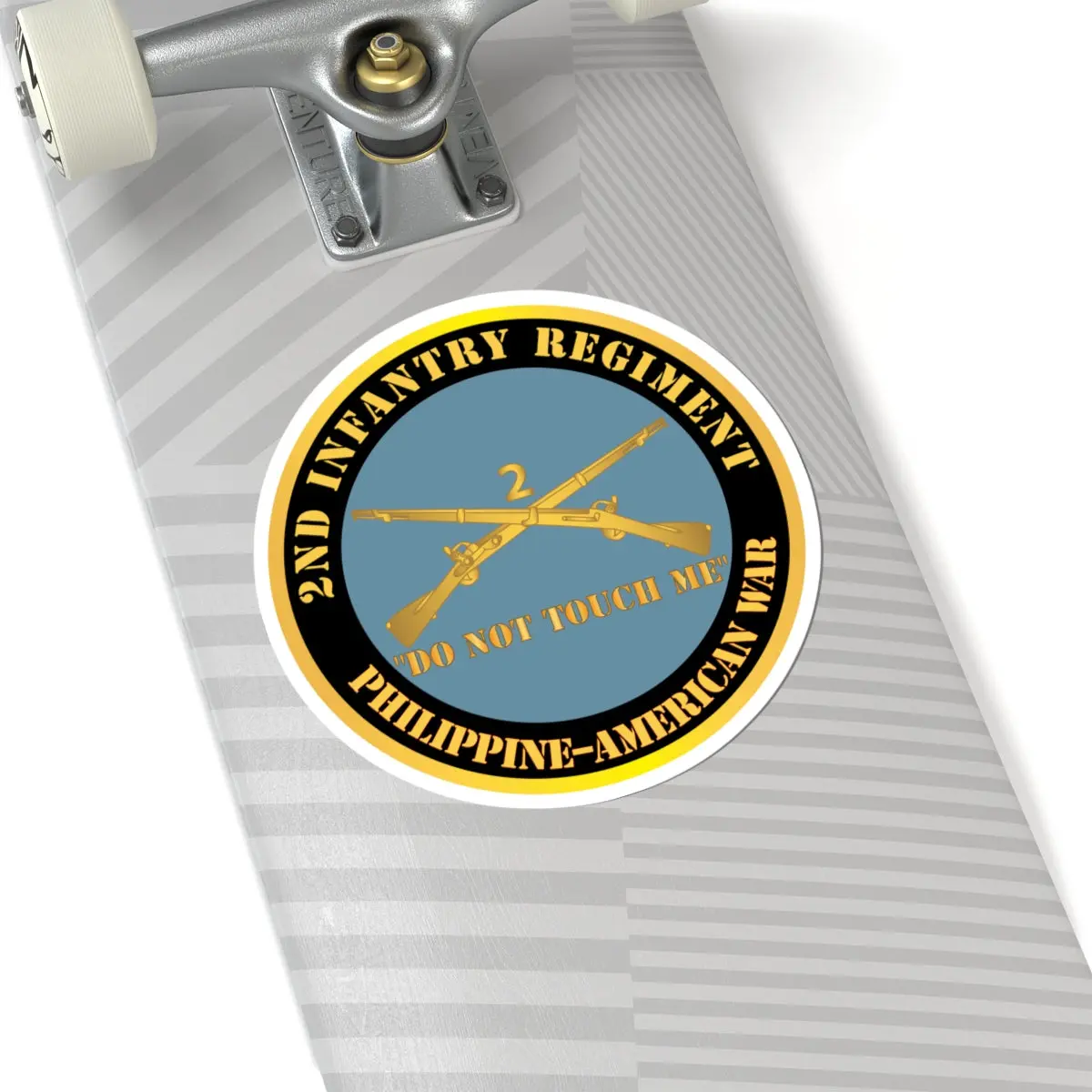 Kiss - Cut Stickers - Army - 2Nd Infantry Regiment Branch - Do Not Touch Me - Philippine-American War X 300 3