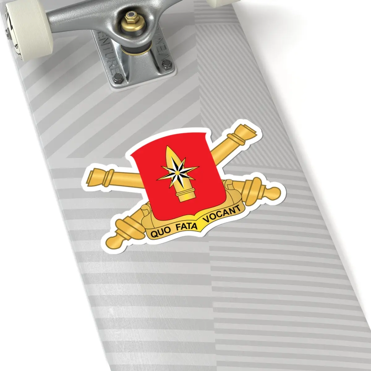Kiss-Cut Stickers - 43Rd Field Artillery Battalion - Red W Branch Wo Txt 3