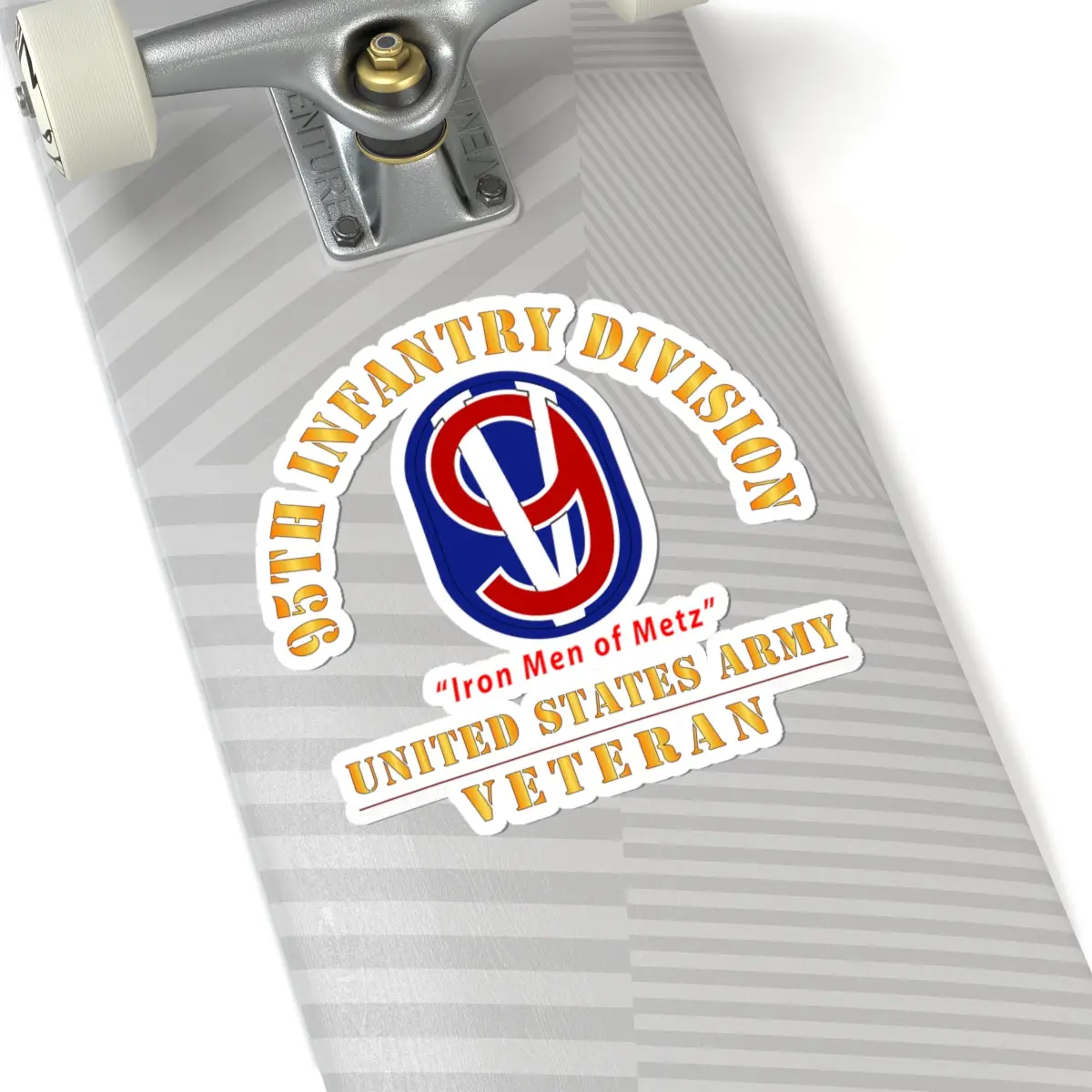 Kiss-Cut Stickers - Army - Ssi - 95Th Infantry Division - Iron Men Of Metz - Us Army Veteran X 300 3