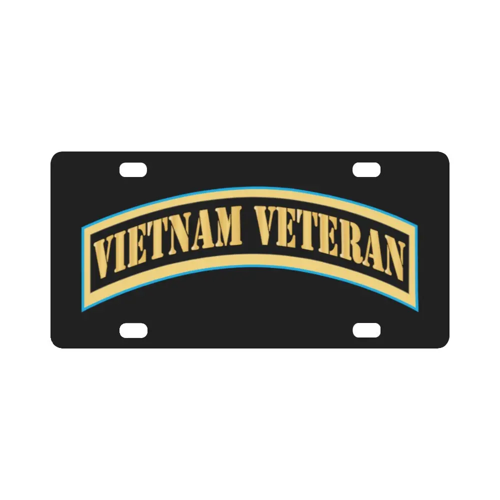 Army - Vietnam Veteran Tab - Gold - Infantry X 300 Classic License Plate 1