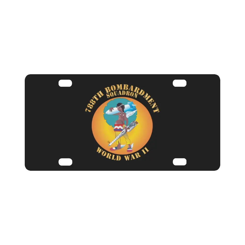 Aac - 788Th Bombardment Squadron - Wwii X 300 Classic License Plate 1