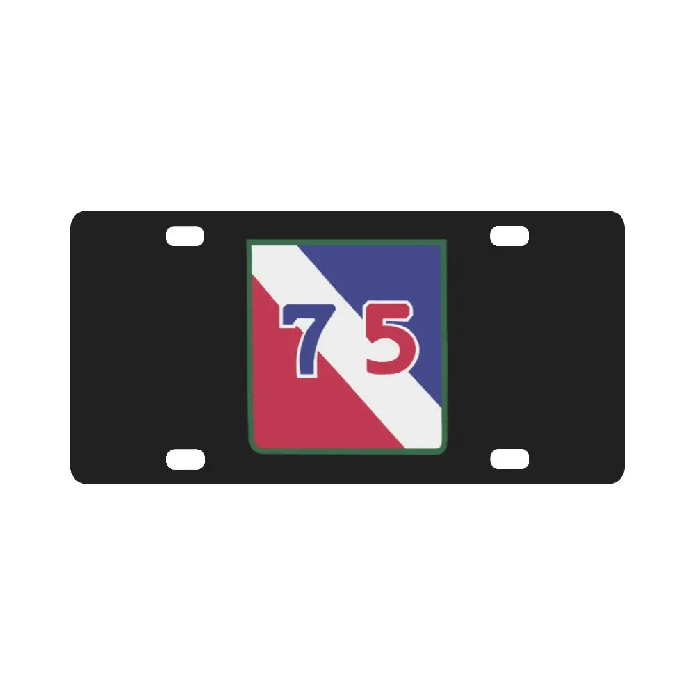 Ssi - 75Th Infantry Division X 300 Classic License Plate 1