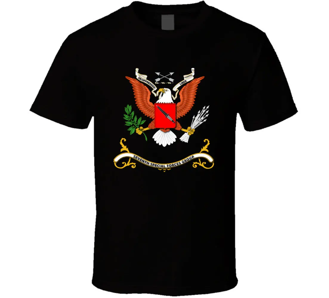 Army - Regimental Colors - 7Th Special Forces Group - T-Shirts - Classic 1