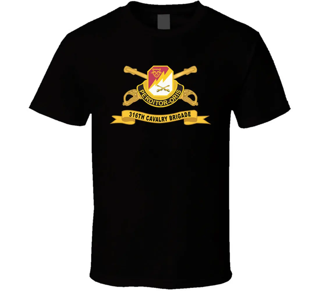 316Th Cavalry Brigade - Dui W Br - Ribbon - T-Shirts - Classic 2