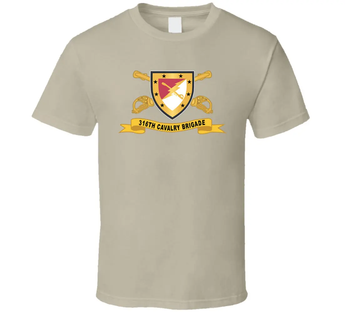 316Th Cavalry Brigade - Ssi W Br - Ribbon - T-Shirts - Classic 6