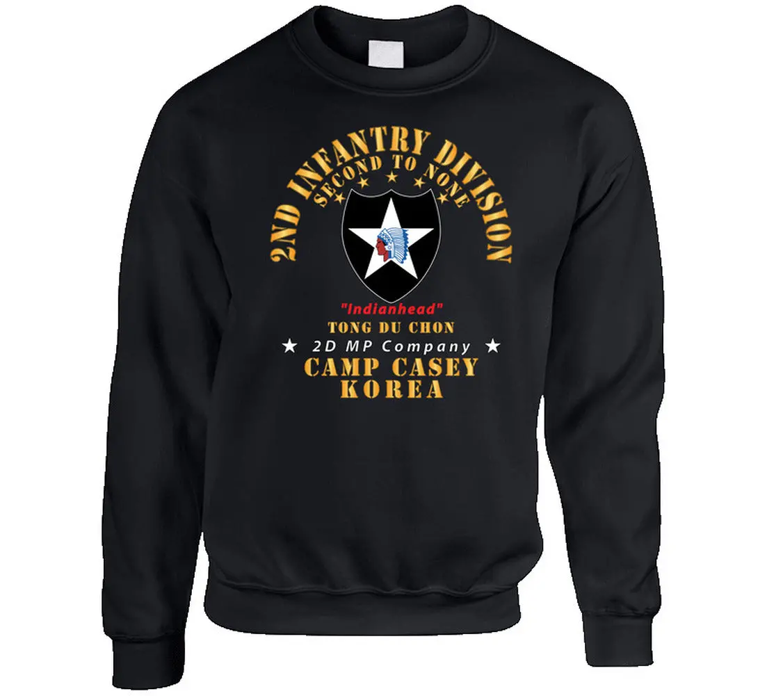 2Nd Infantry Div - Camp Casey Korea - Tong Du Chon - 2D Mp Company - Sweatshirt 1