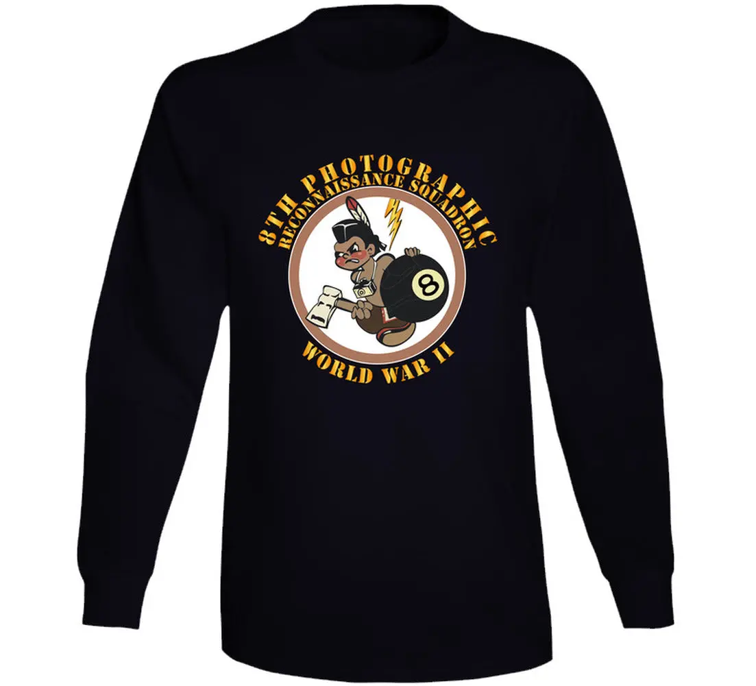 Aac - 8Th Photographic Reconnaissance Squadron - Wwii - Long Sleeve 1