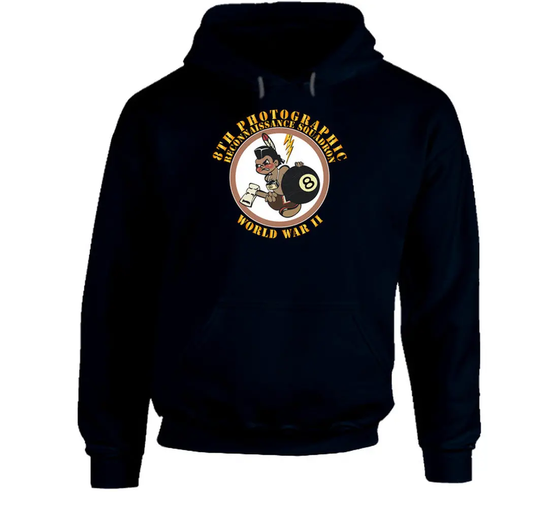 Aac - 8Th Photographic Reconnaissance Squadron - Wwii - Hoodie 2