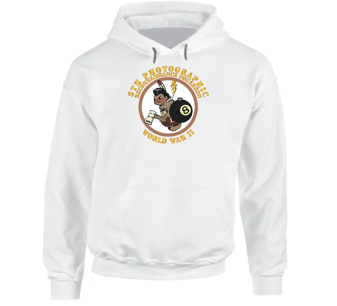 Aac - 8Th Photographic Reconnaissance Squadron - Wwii - Hoodie 3