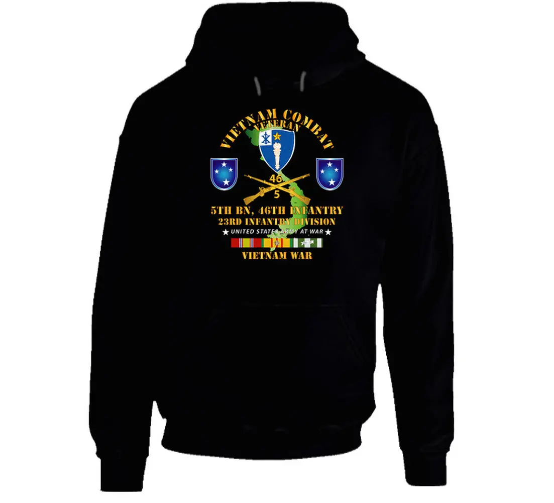 Army - 5Th Bn 46Th Infantry W Vn Svc - Hoodie 1