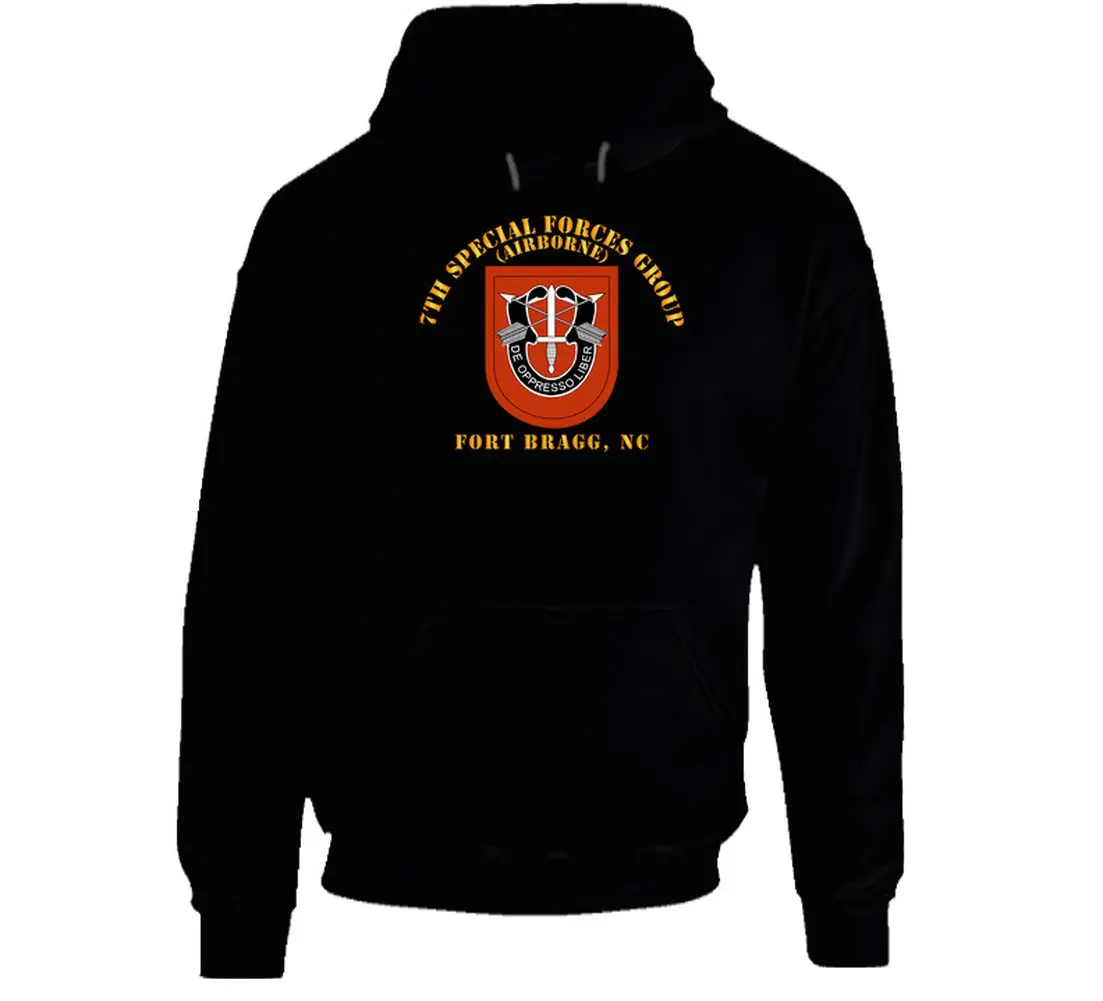 Army - 7Th Special Forces Group W Flash - Fbnc - Hoodie 1