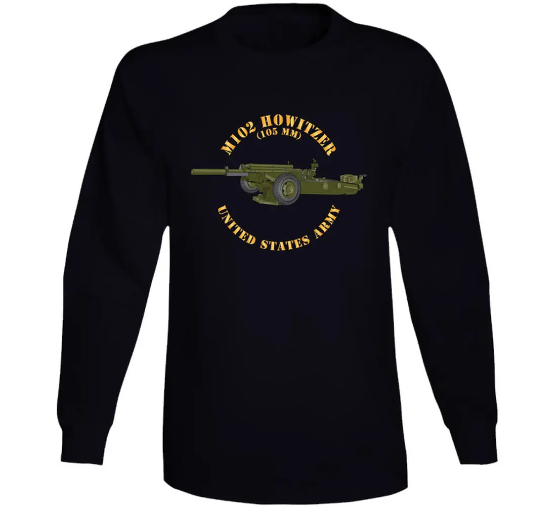 M102 Howitzer (105Mm) - United States Amy - Long Sleeve 1