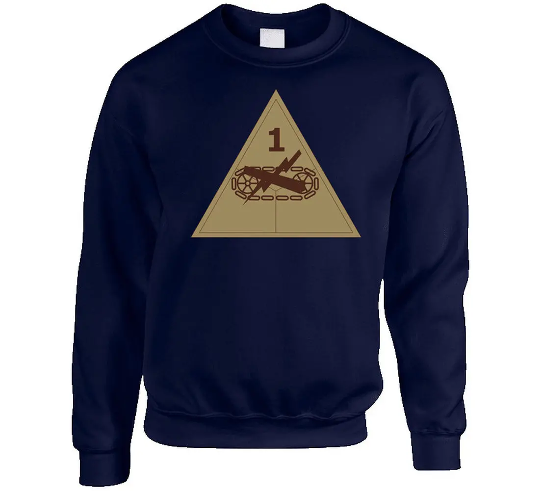Army - Ssi - 1St Armored Division - Subdued Desert - Sweatshirt 2