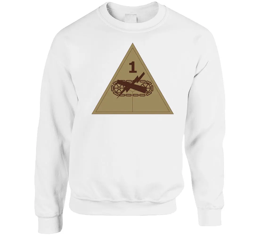 Army - Ssi - 1St Armored Division - Subdued Desert - Sweatshirt 3