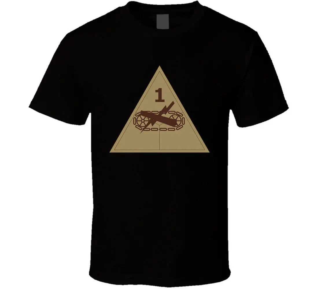 Army - Ssi - 1St Armored Division - Subdued Desert T Shirt 2