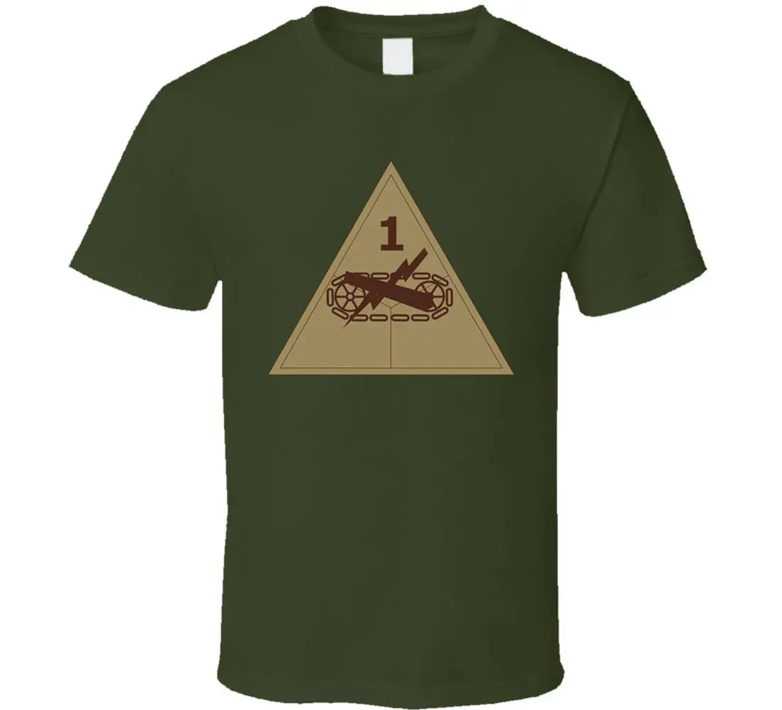 Army - Ssi - 1St Armored Division - Subdued Desert T Shirt 3