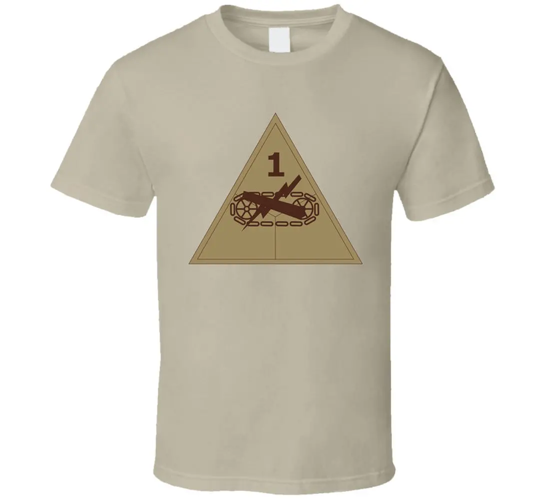 Army - Ssi - 1St Armored Division - Subdued Desert T Shirt 5