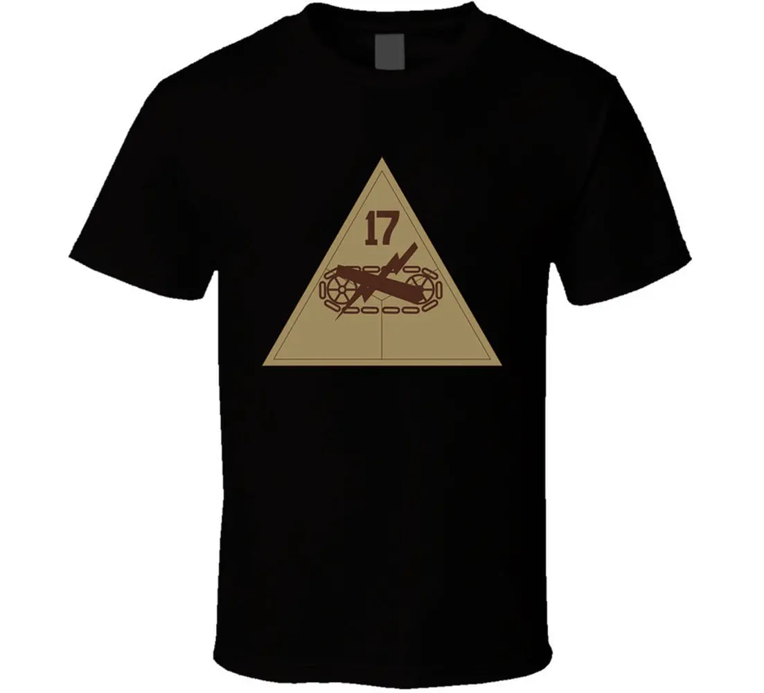 Army - Ssi - 17Th Armored Division - Subdued Desert T Shirt - Classic 2
