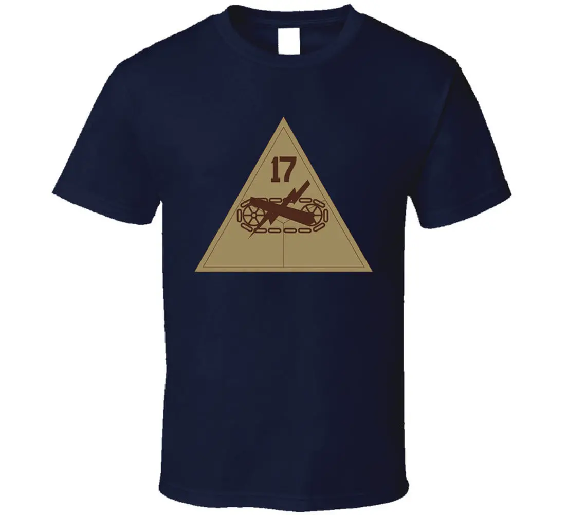 Army - Ssi - 17Th Armored Division - Subdued Desert T Shirt - Classic 4