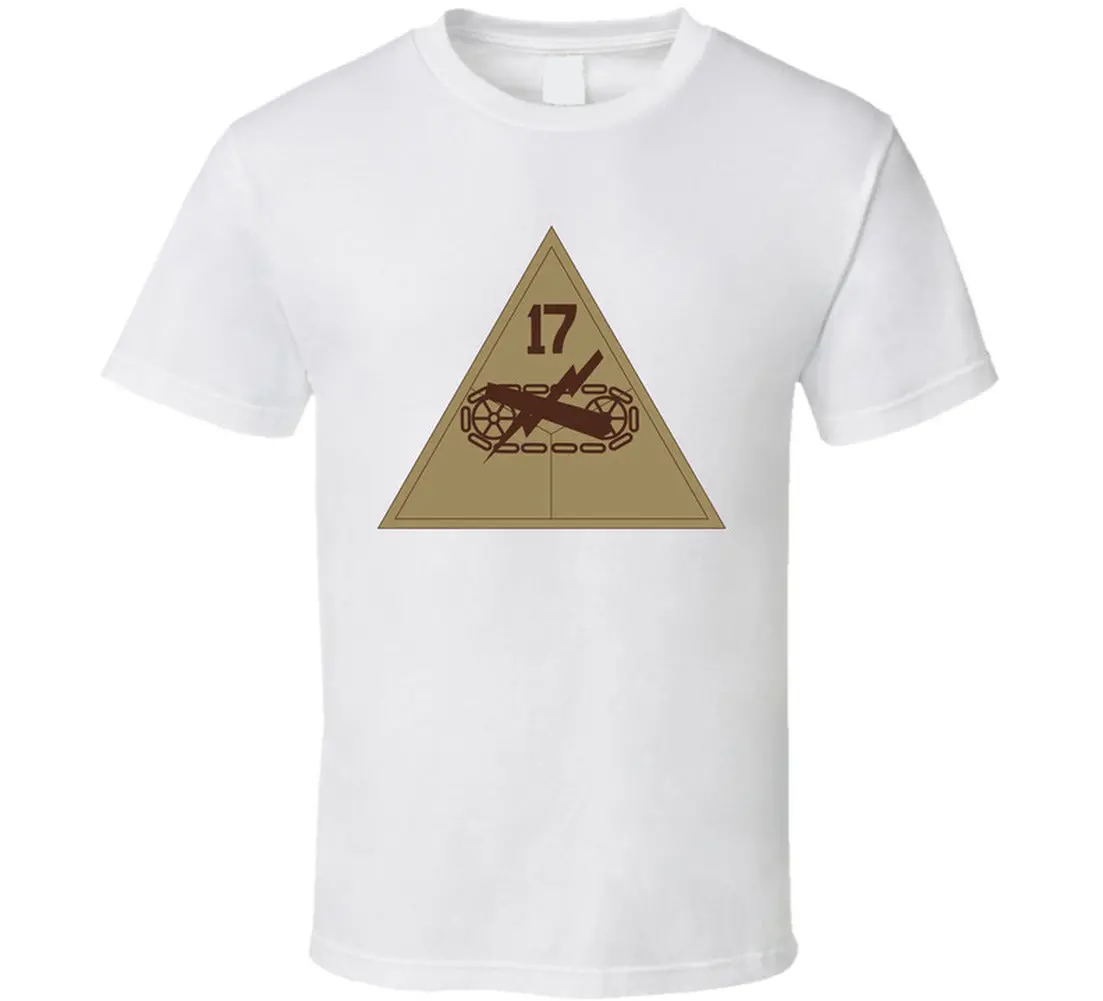 Army - Ssi - 17Th Armored Division - Subdued Desert T Shirt - Classic 3