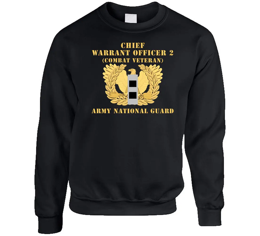 Arng - Chief Warrant Officer - Cw02 - Combat Veteran - Sweatshirt 1