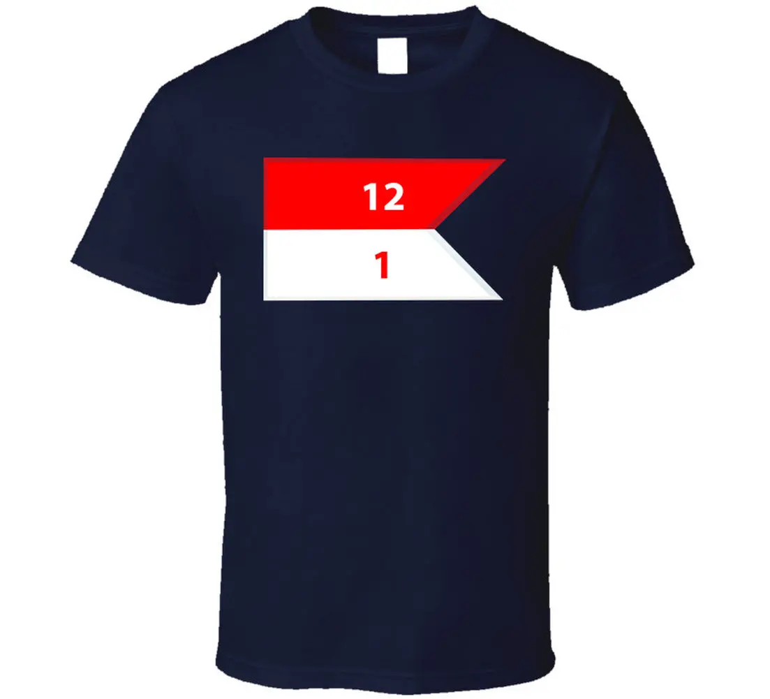 Army - 1St Squadron, 12Th Cavalry Guidon V1 T Shirt - Classic 4