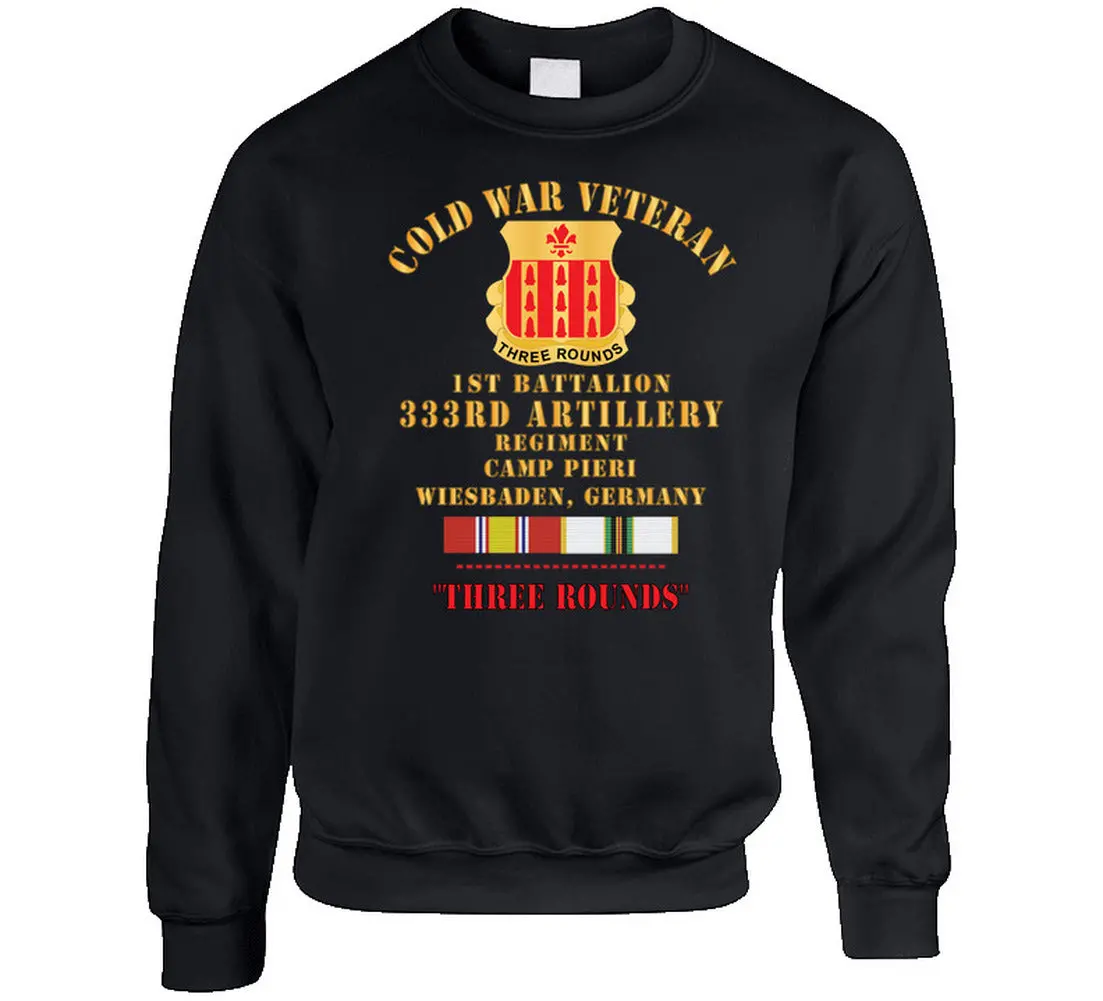 Army - Cold War Vet - 1St Bn 333Rd Artillery Regiment, Camp Pier, Germany  W Cold Svc - Sweatshirt 1