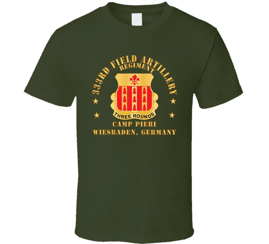 Dui - 333Rd Field Artillery Regiment - Dui - Camp Pierri, Weisbaden Germany T Shirt - Classic 5