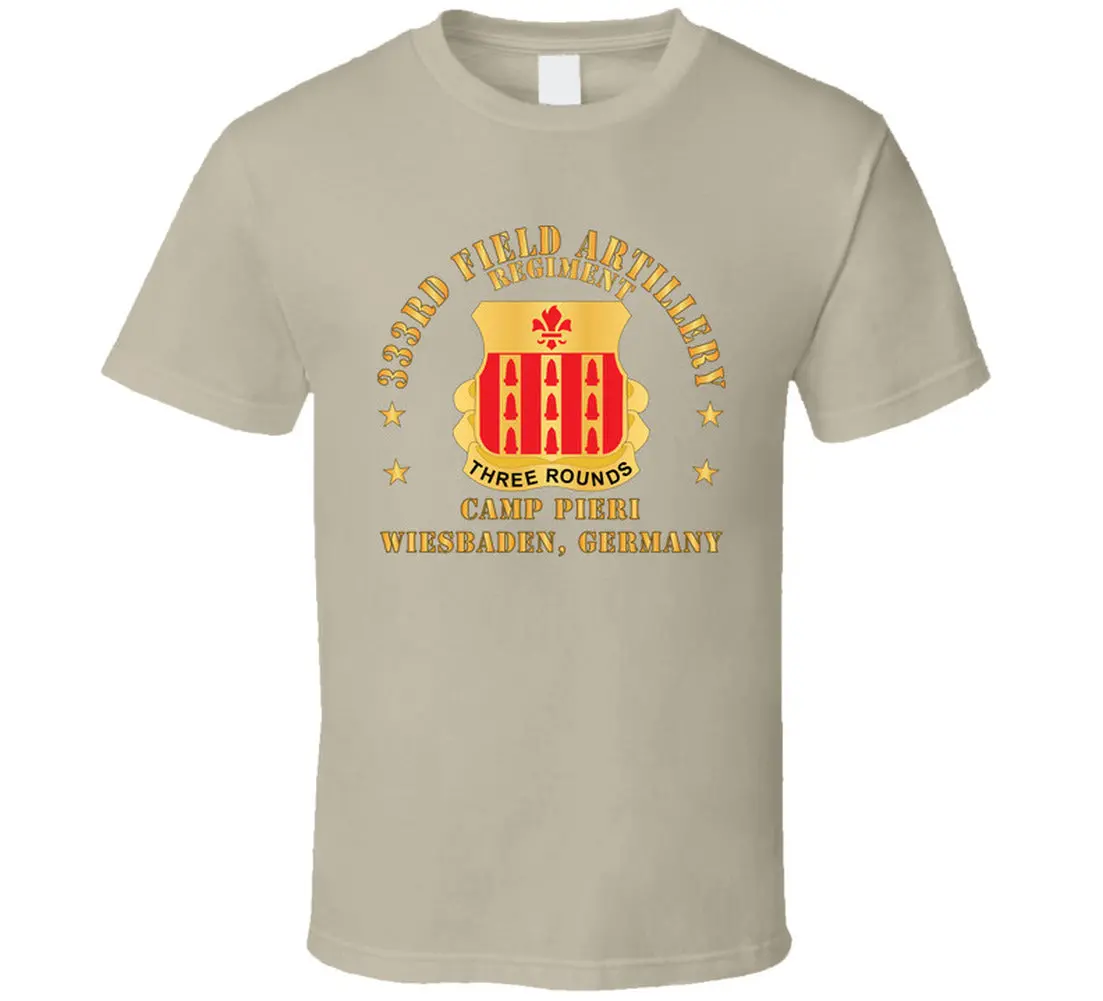 Dui - 333Rd Field Artillery Regiment - Dui - Camp Pierri, Weisbaden Germany T Shirt - Classic 6