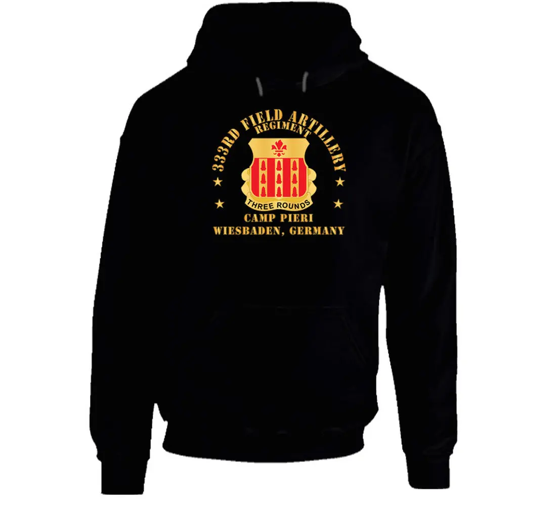 Dui - 333Rd Field Artillery Regiment - Dui - Camp Pierri, Weisbaden Germany - Hoodie 1