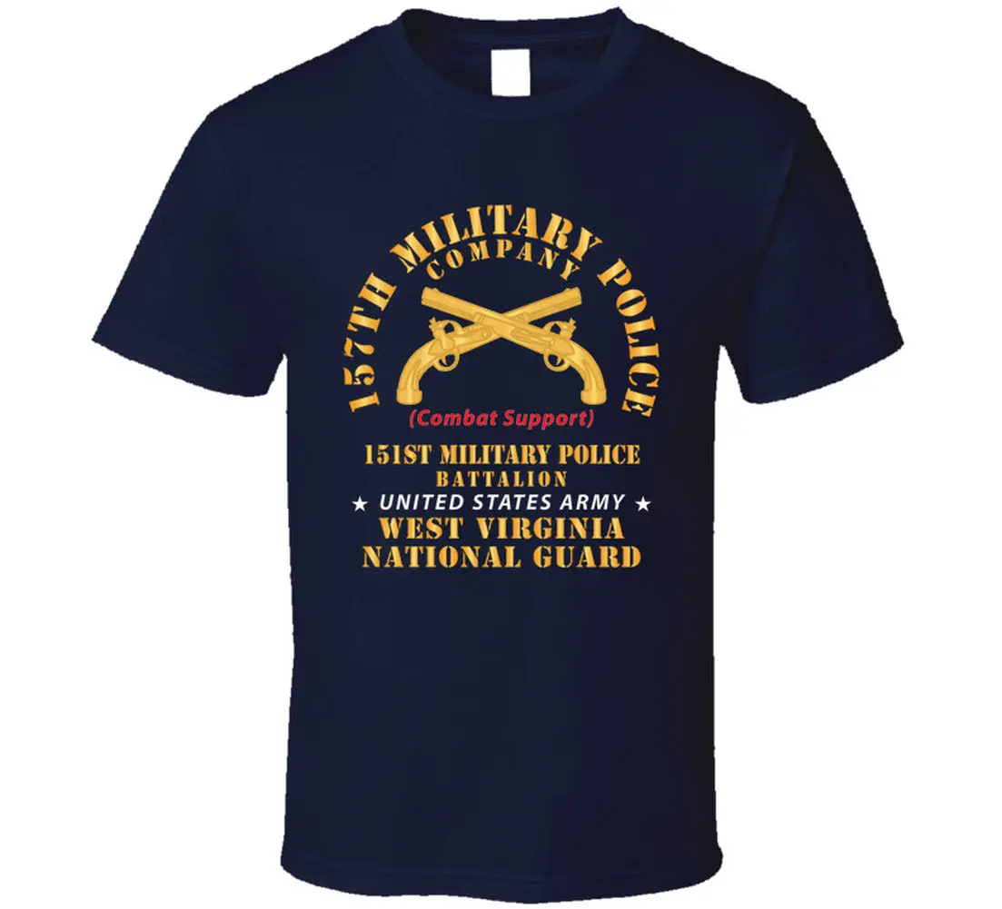 Army - 157Th Military Police Co, Cb Spt, 151St Mp Battalion, Wv Naional Guard T Shirt - Classic 4