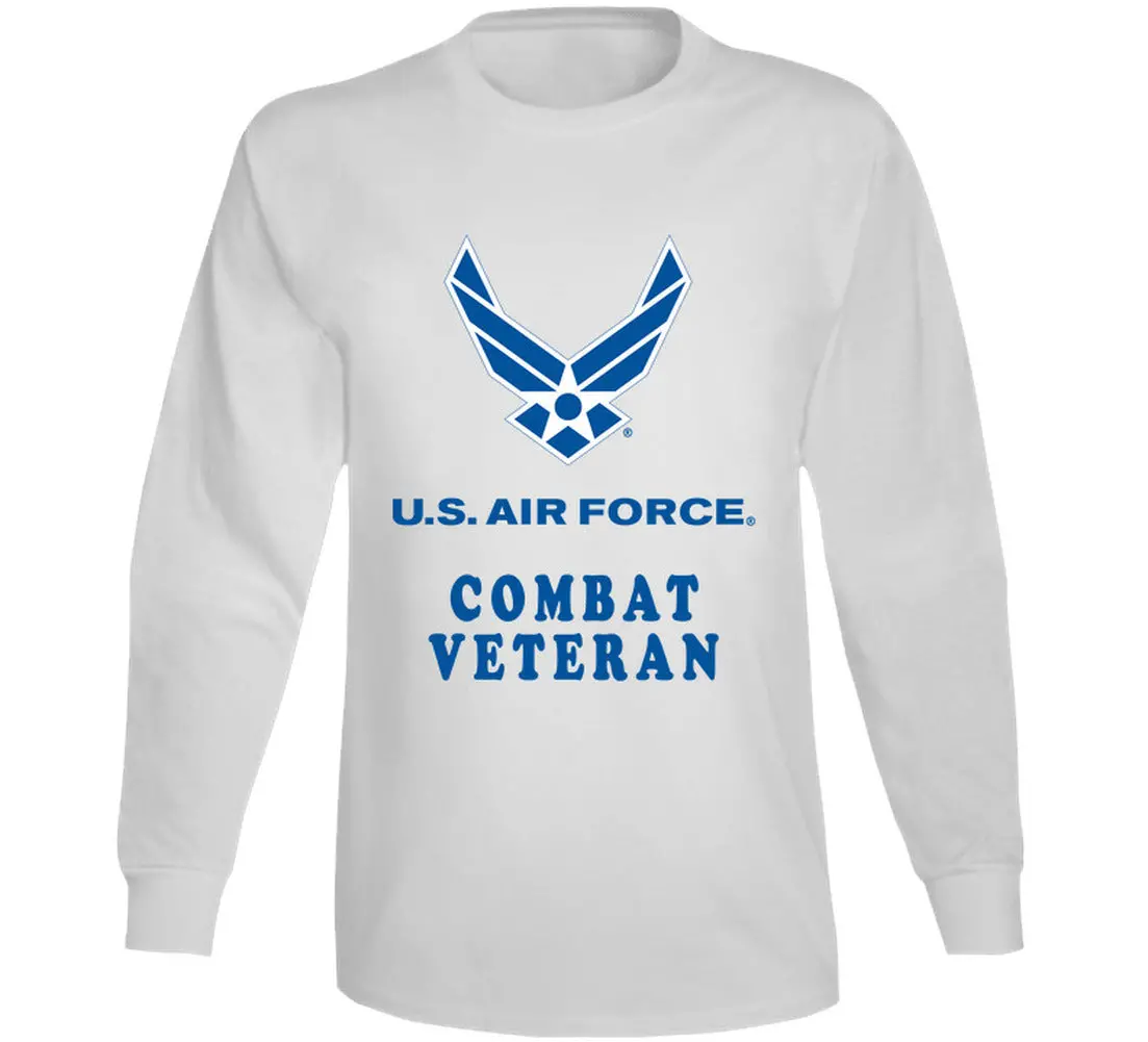 Usaf - Air Force - Combat Veteran - Long Sleeve 1