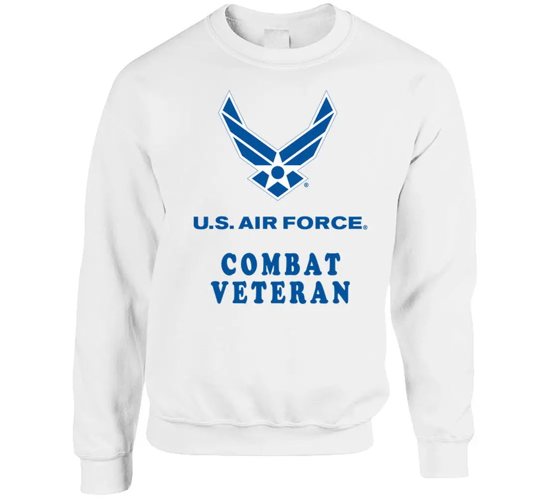 Usaf - Air Force - Combat Veteran - Sweatshirt 1