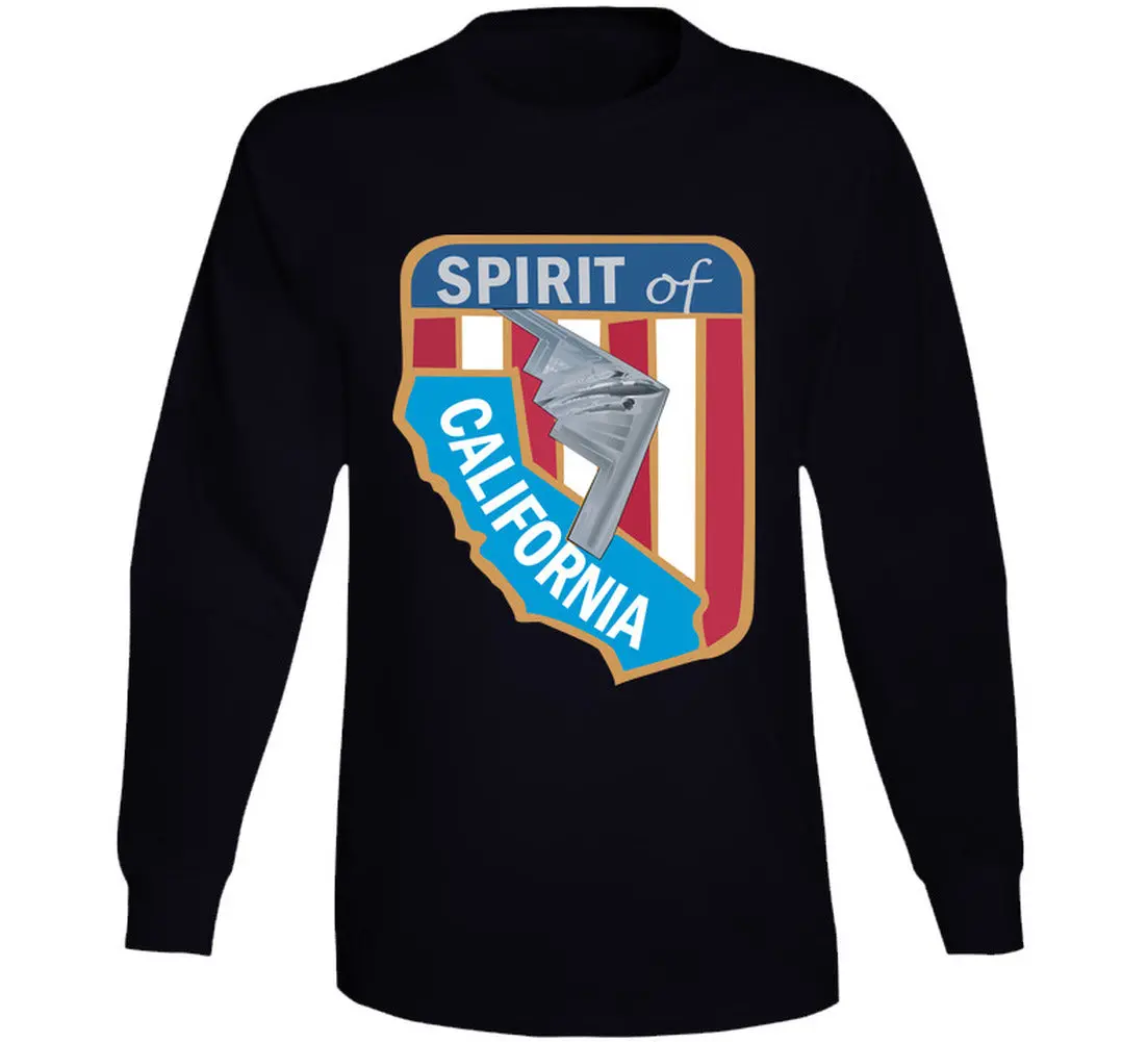 Usaf - B2 - Spirit Of California - Stealth Bomber Wo Txt - Long Sleeve 1