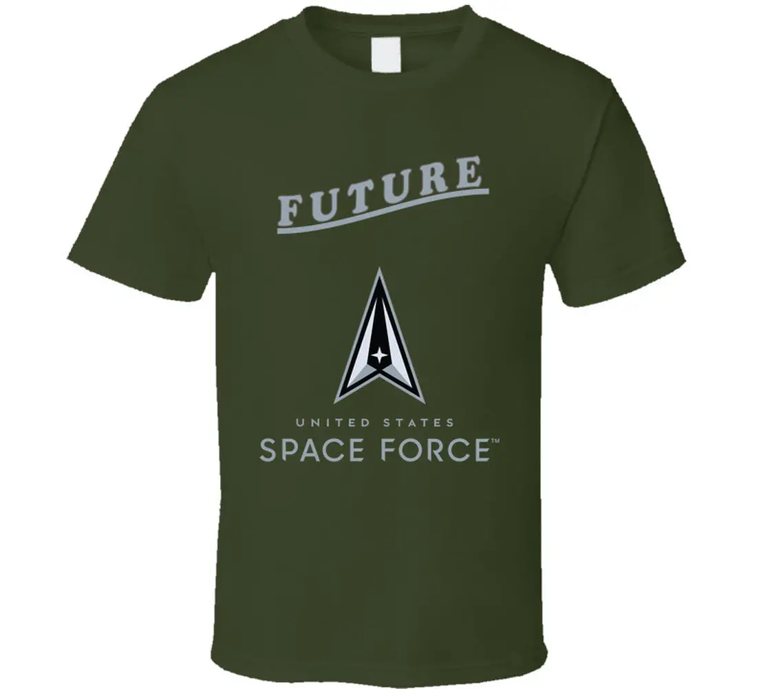 Future Space Force Logo Vertical T Shirt - Classic 5