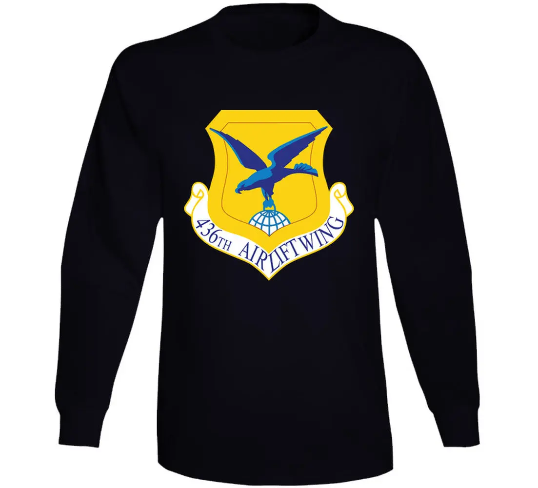 Usaf - 436Th Airlift Wing Wo Txt X 300 - Long Sleeve 1
