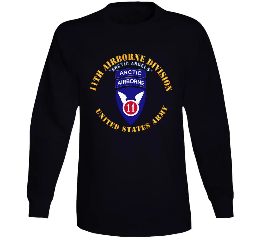 11Th Airborne Division - Arctic Angels W Arctic Tab - Long Sleeve 1