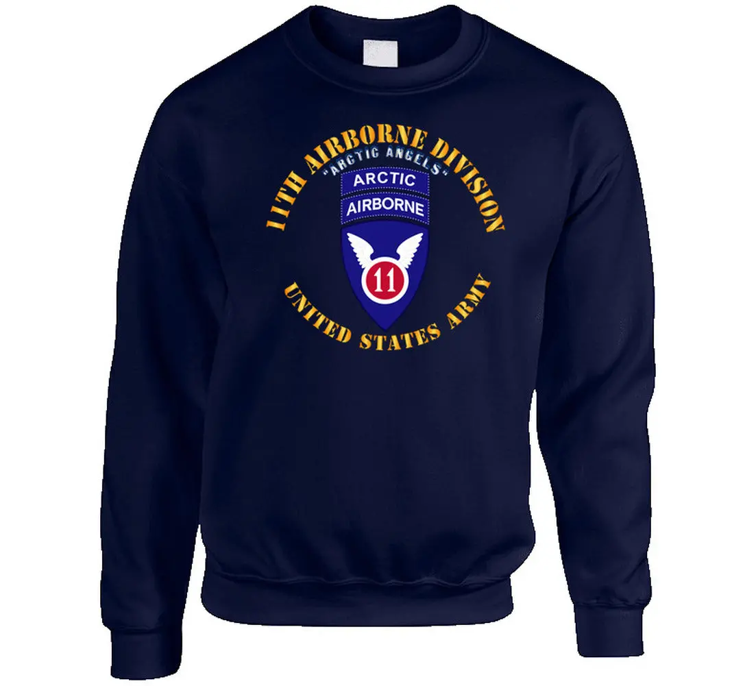 11Th Airborne Division - Arctic Angels W Arctic Tab - Sweatshirt 3