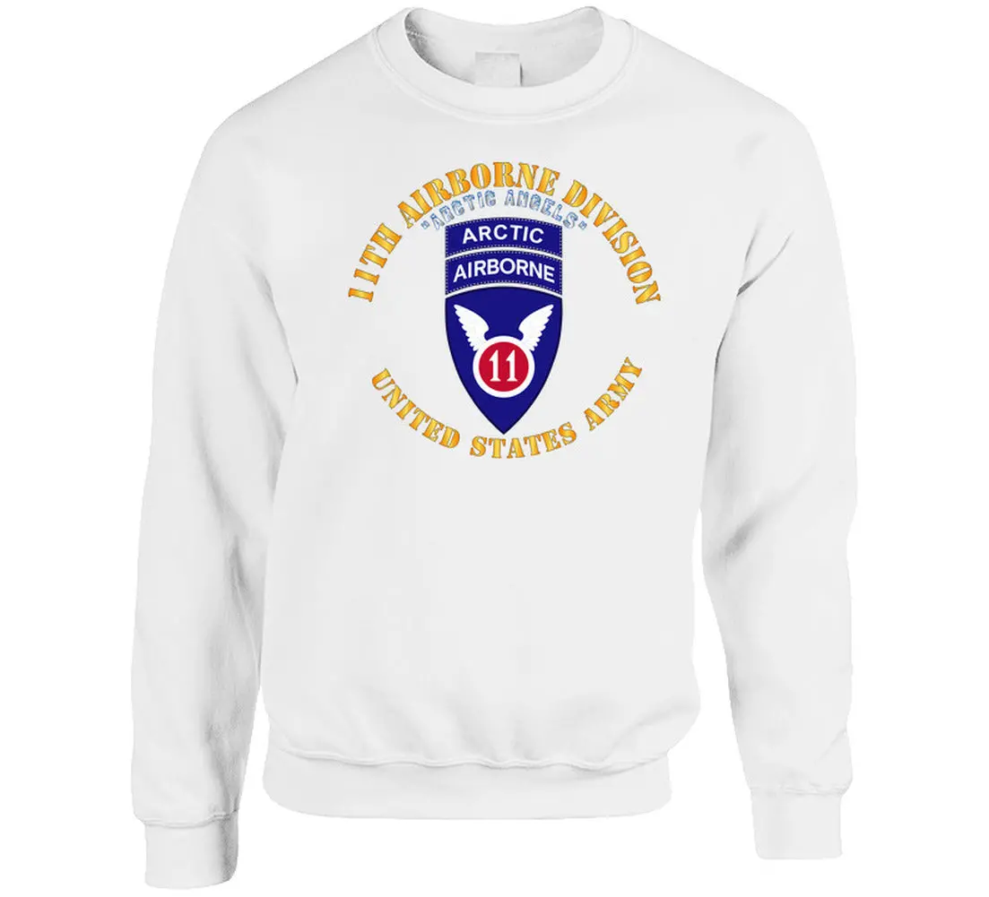 11Th Airborne Division - Arctic Angels W Arctic Tab - Sweatshirt 2