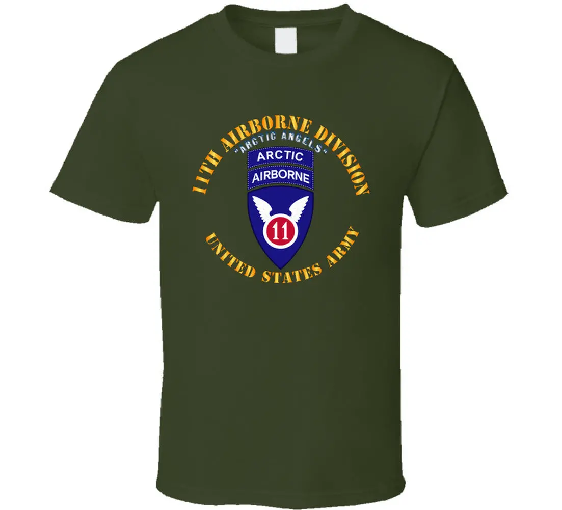 11Th Airborne Division - Arctic Angels W Arctic Tab - T Shirt - Classic 5