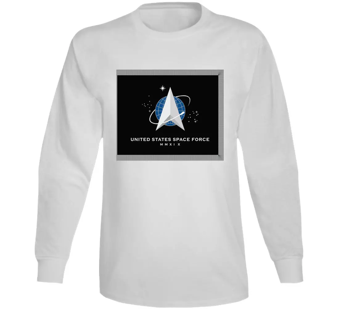 Space Force - Ussf Service Flag X 300 - Long Sleeve 1