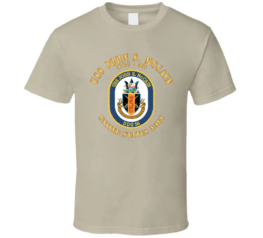 Navy - Uss John S. Mccain (Ddg-56) T-Shirts - Classic 6