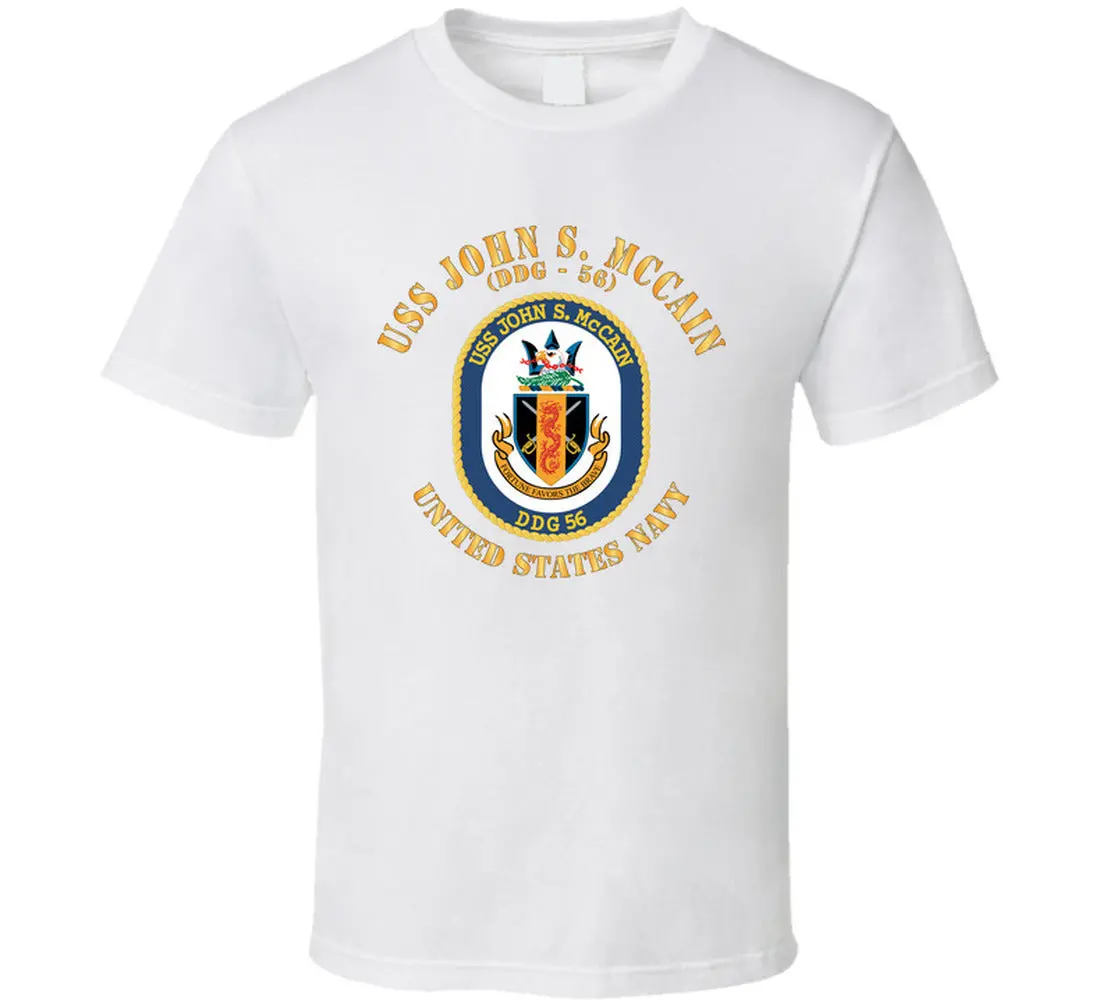 Navy - Uss John S. Mccain (Ddg-56) T-Shirts - Classic 3