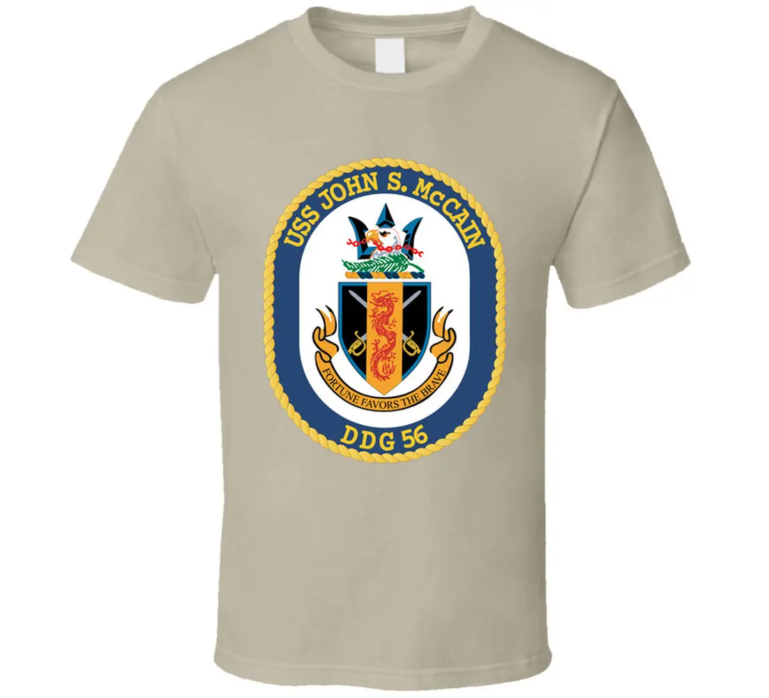 Navy - Uss John S. Mccain (Ddg-56) Wo Txt T-Shirts - Classic 6